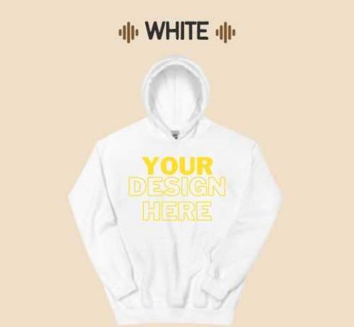 Customized print on demand hoodies in 6 colors