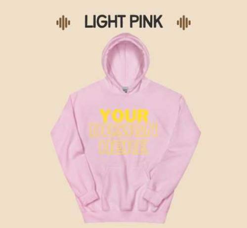 Customized print on demand hoodies in 6 colors