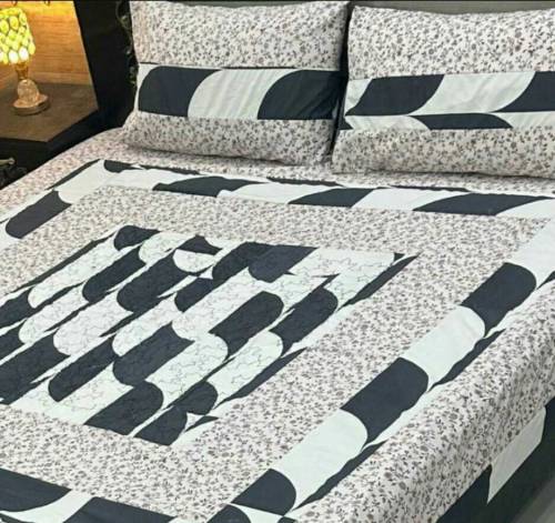Cotton Sotton embroidery Bedsheets