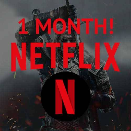 One Month Netflix Subscription Available only 800rs 