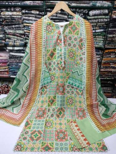 New Arrival Lawn 2024 Original Fabric 