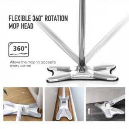 X Mop Manual Extrusion Hand-free Flat Squeeze Mop Household Cleaning T