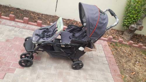 Graco twin baby stroller 
