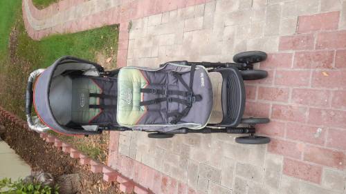 Graco twin baby stroller 