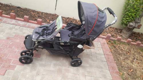 Graco twin baby stroller 
