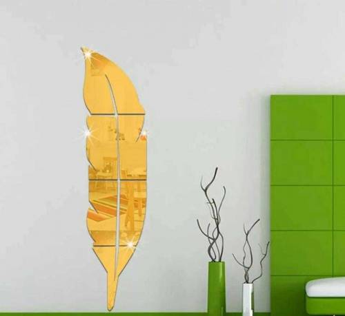 Leaf Shape Wall Mirror
