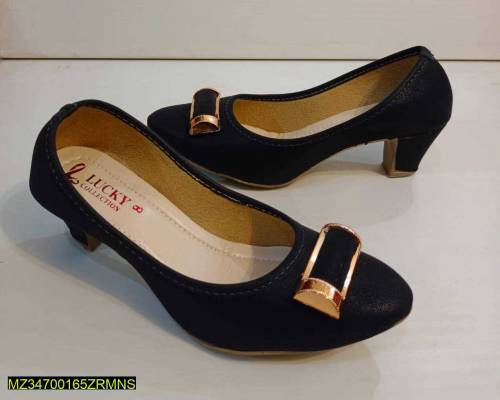 women Rexine heels kot shoes