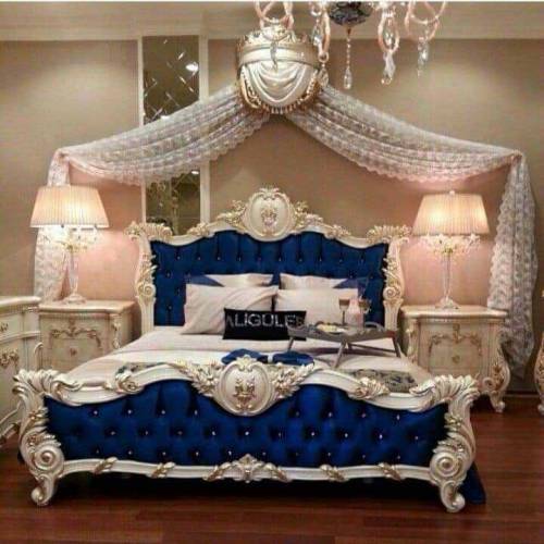 luxury solid shesham wood bed set