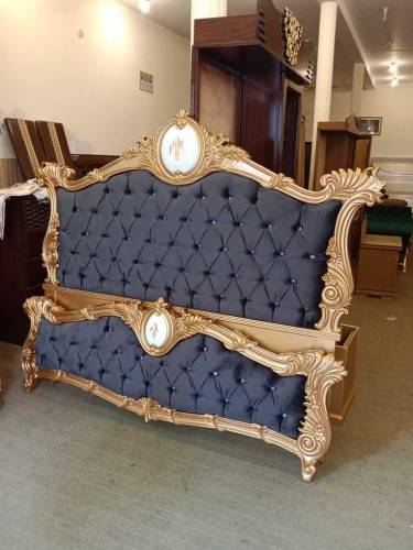 luxury solid shesham wood bed set