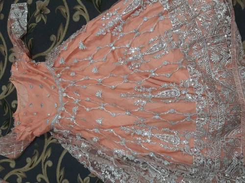 Maxi Peach Colour Made With Branded Net