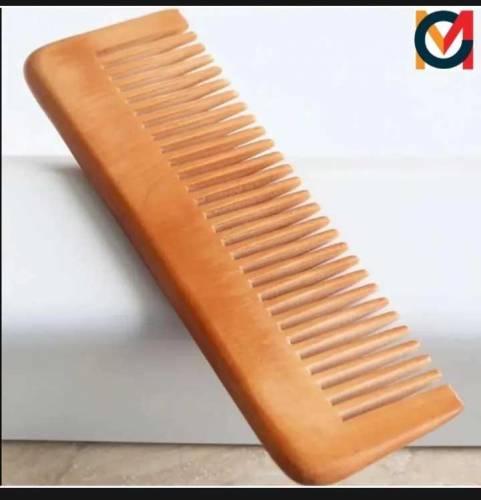 Natural peach wood comb for hair by mall City Zone