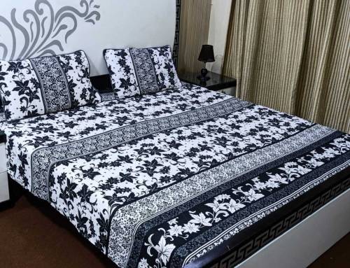 3Pcs 3D Crystal Cotton Bedsheets
