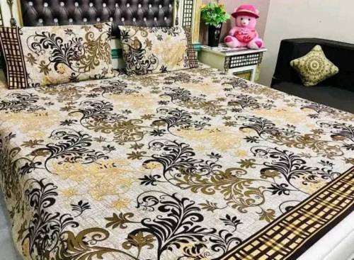 3Pcs 3D Crystal Cotton Bedsheets