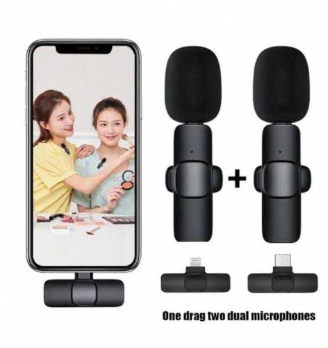 Wireless Microphoneapkina2 in 1 Dual Microphone