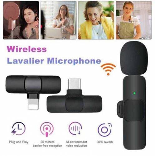 Wireless Microphoneapkina2 in 1 Dual Microphone