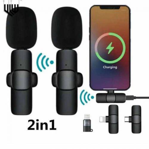 Wireless Microphoneapkina2 in 1 Dual Microphone
