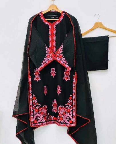 Khaddi Multi Color 2PC Shirt And Trouser
