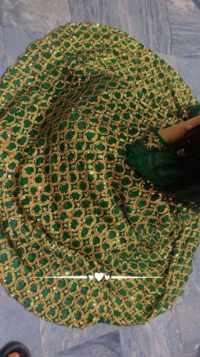 Long Green and golden Fancy MAXI 