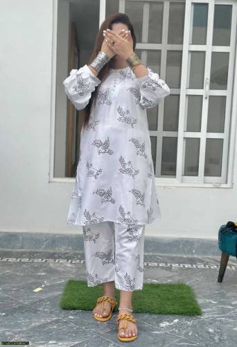 Linen 2PCs stitched suit 