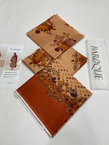 BAROQUE DIGITAL PRINT LAWN ALLOVER 3Pc