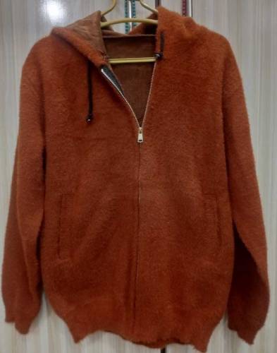 Flees imported warm good quality hood jacket 