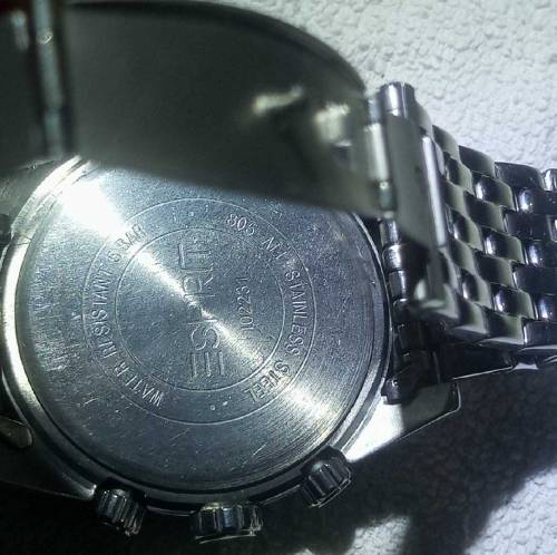 Esprit choronographic quartz moment I tach watch 