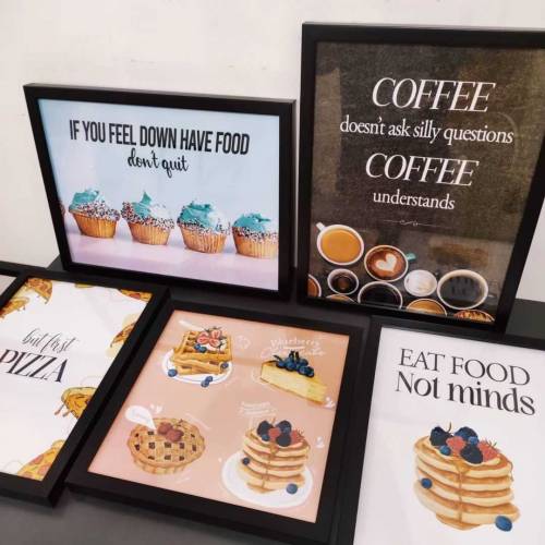 Photo Frames Set for Bakery