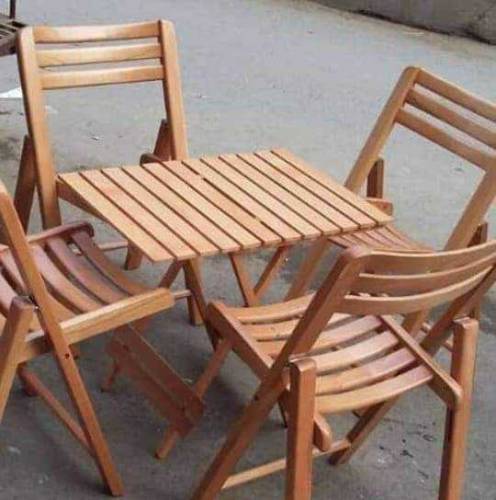 China wood folding chair table set delivery all over Pakistan availabl