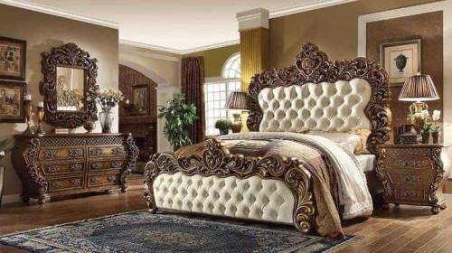 bed set solid shesham wood 🪵