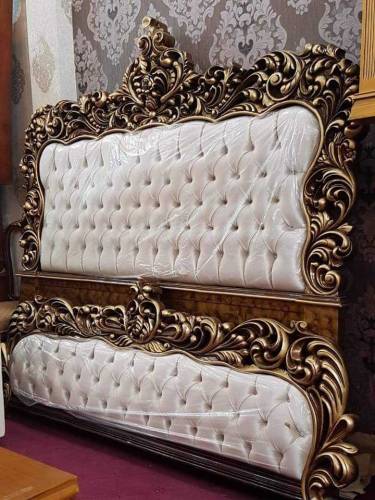 bed set solid shesham wood 🪵