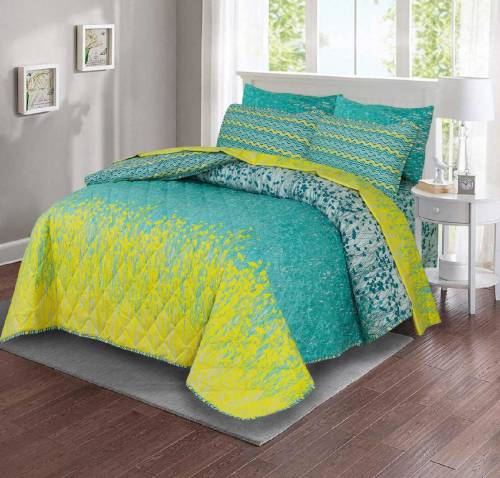 7 Pcs Cotton Salonika  Comforter Sets