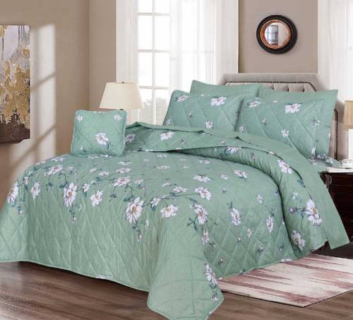 7 Pcs Cotton Salonika  Comforter Sets