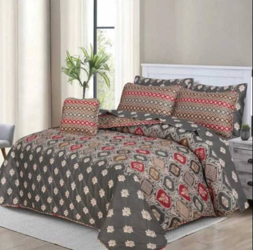 7 Pcs Cotton Salonika  Comforter Sets