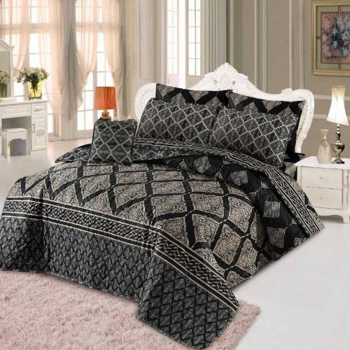 7 Pcs Cotton Salonika  Comforter Sets