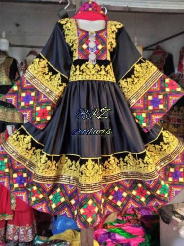 Afghani Dress for Party Wear for Girls