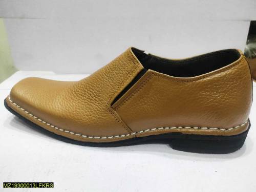 cow leather moccasin style men's shiesy