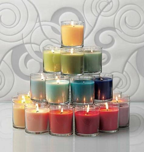 Glass candle