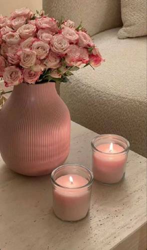Glass candle