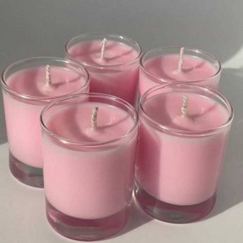 Glass candle