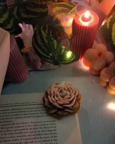 Aromatic Rose candles