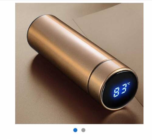  Digital Temperature Gauge Solid Water Bottle