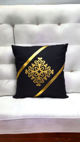 Luxury Jute Cushion Cover 16×16 Inches Sofa Decoration
