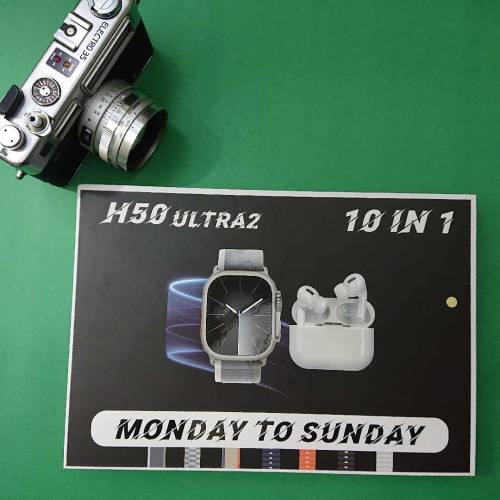 H20 Ultra 2 Smart watch + airpods (10 in 1) +Free Shipping 