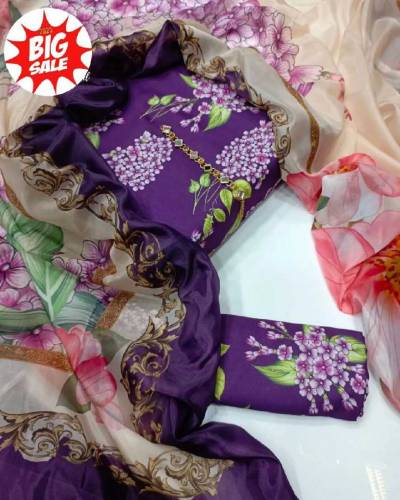 Unstiched 3 PC suits..
