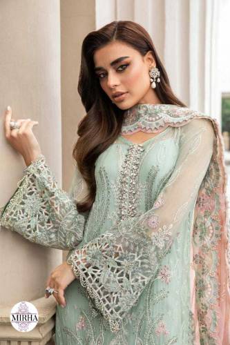 maria b Embroidered suit