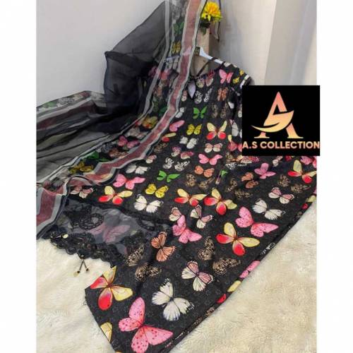 PKR 2600  medium size istiched 3pcs soot digital lown 