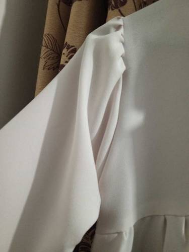 Georgette Off white Abaya