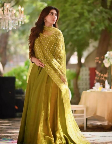 women's Mehandi wear maxi