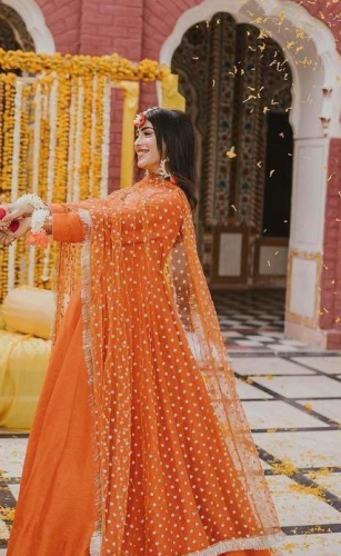 women's Mehandi wear maxi