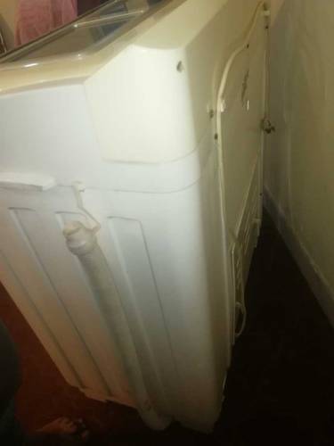 Washing machine with dryer